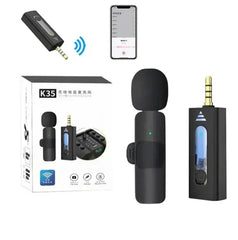 Smart Wireless Lavalier Microphone ( UAE Delivery Time: 1-3 Days )